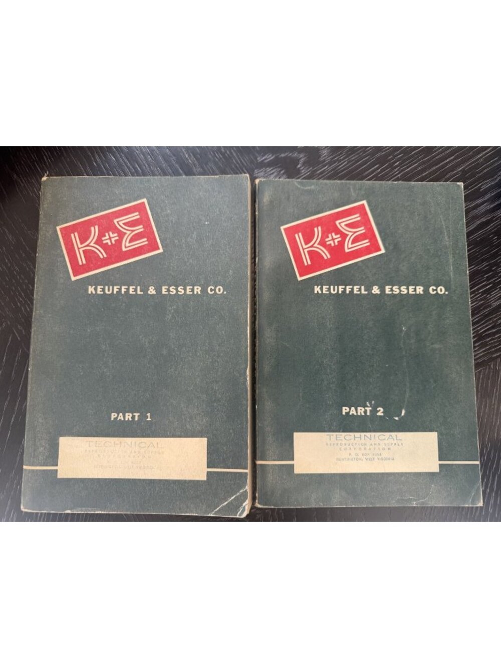 Keuffel & Esser Catalog 42nd Edition Parts 1 & 2 1954 1955 Drafting Surveying